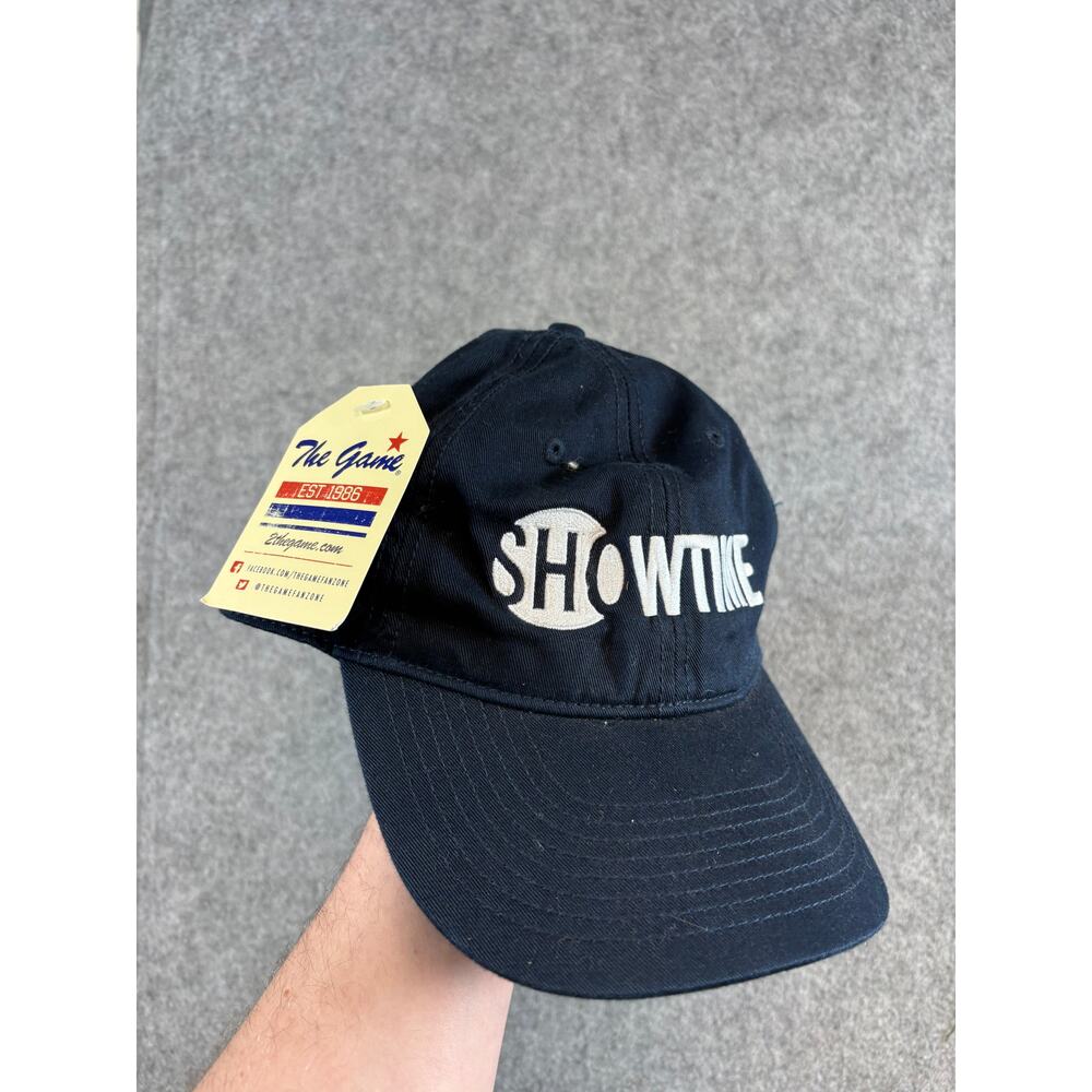 The Game Showtime Hat Unisex Blue Adjustable Strapback Dad Baseball Cap OSFA NWT